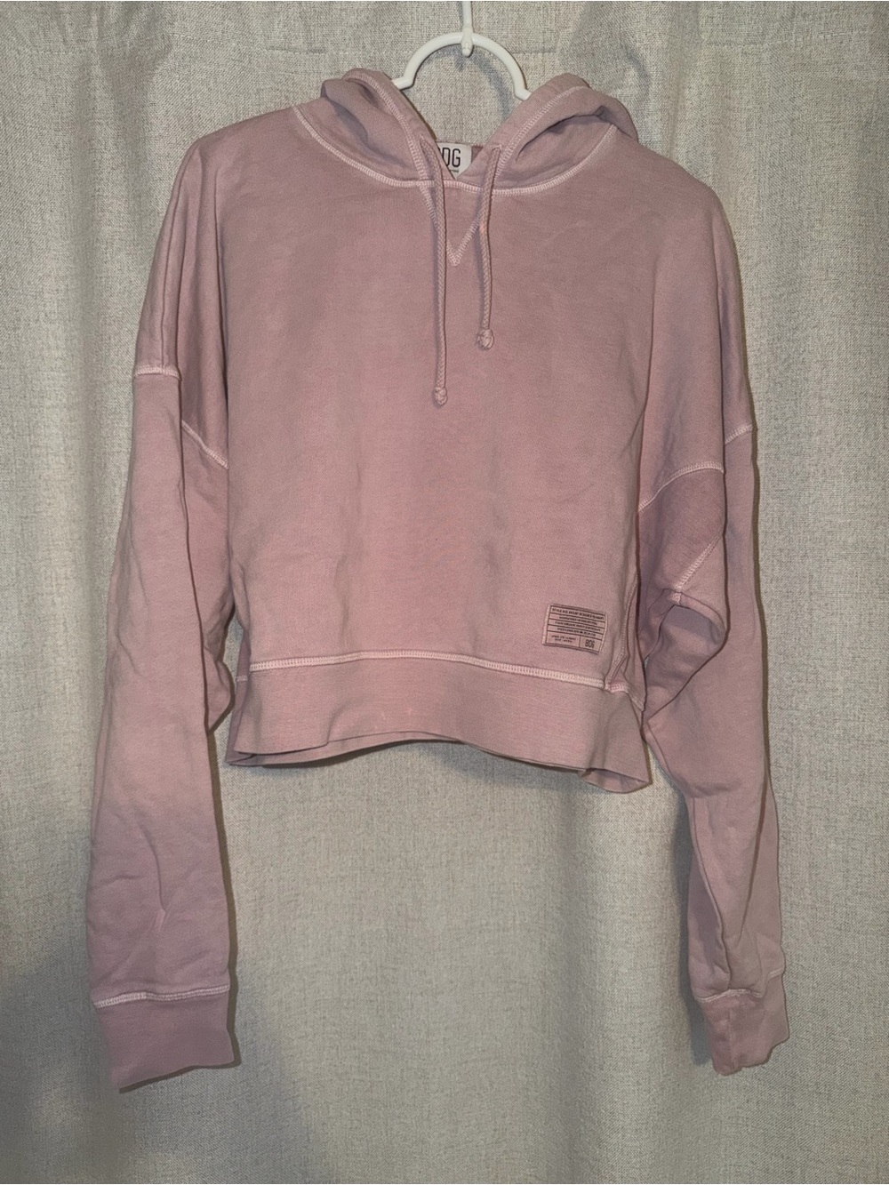 Dusty Pink Cropped Women’s Hoodie